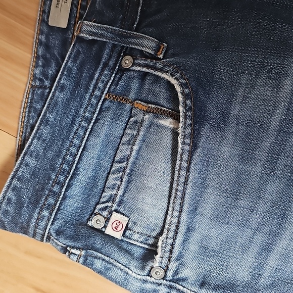 AG Adriano Goldschmied The Graduate Jeans Faded Distress Soft Sz36 Measure 38x29 - Picture 8 of 13